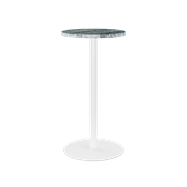 White Halo Bar Table